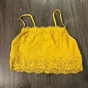 Yellow Lace Bralette